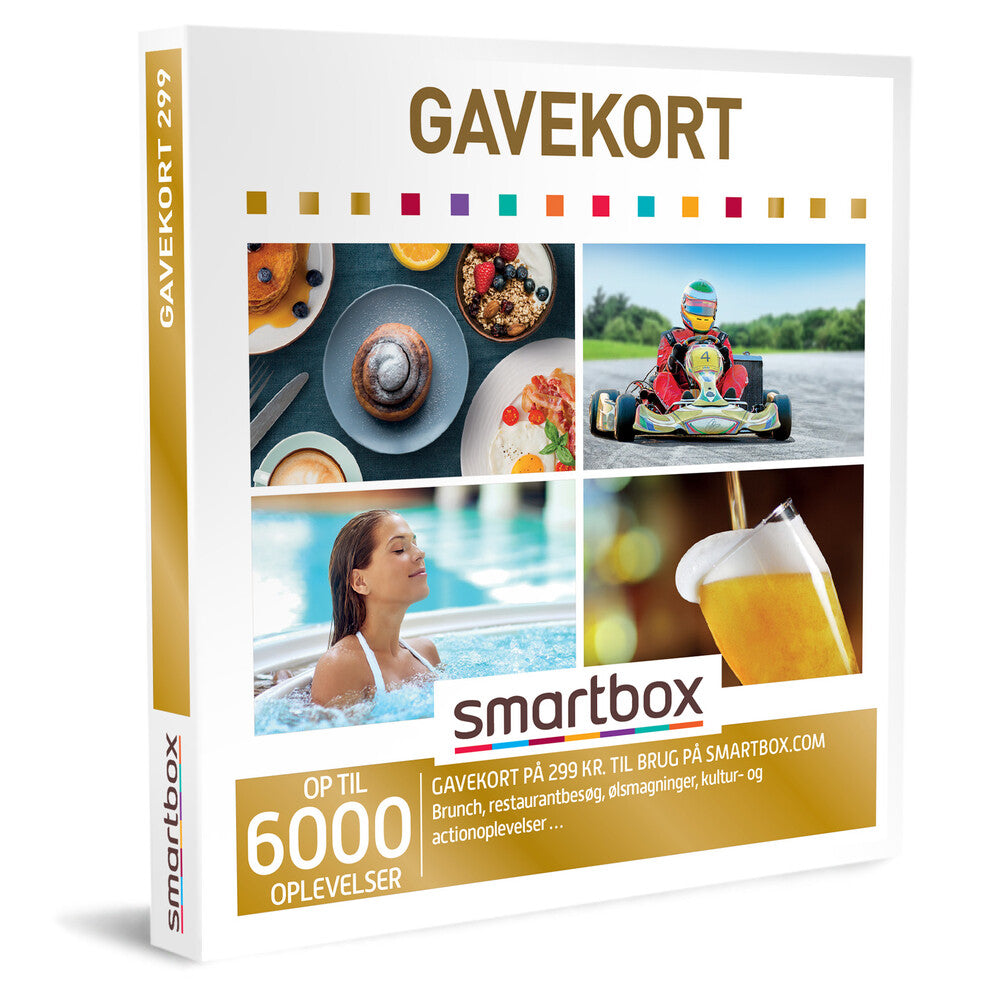 Smartbox gavekort 299 299