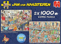 Puslespil jan van haasteren happy holidays 2x1000 brikker