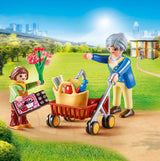 70194 Bedstemor Med Rollator