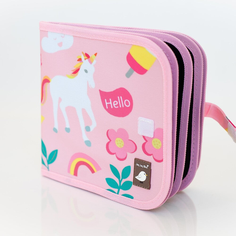 Jaq Jaq Bird Chalk Doodle Book Unicorn