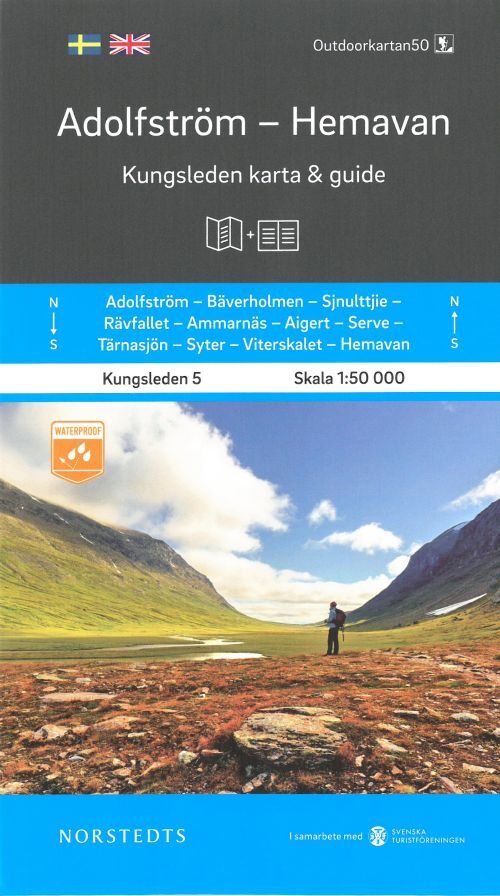 Adolfström - Hemavan : Kungsleden karta & guide