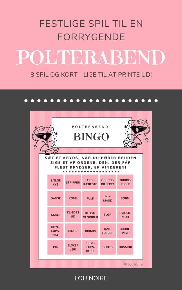 Festlige spil til en forrygende polterabend