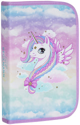 Penalhus Beckmann onezip unicorn m/indhold