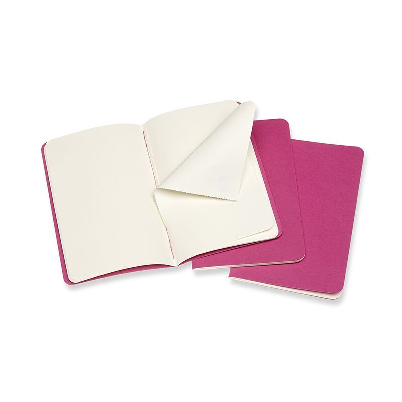 Notesbog Moleskine cahiers pocket pink journal p 9x14cm