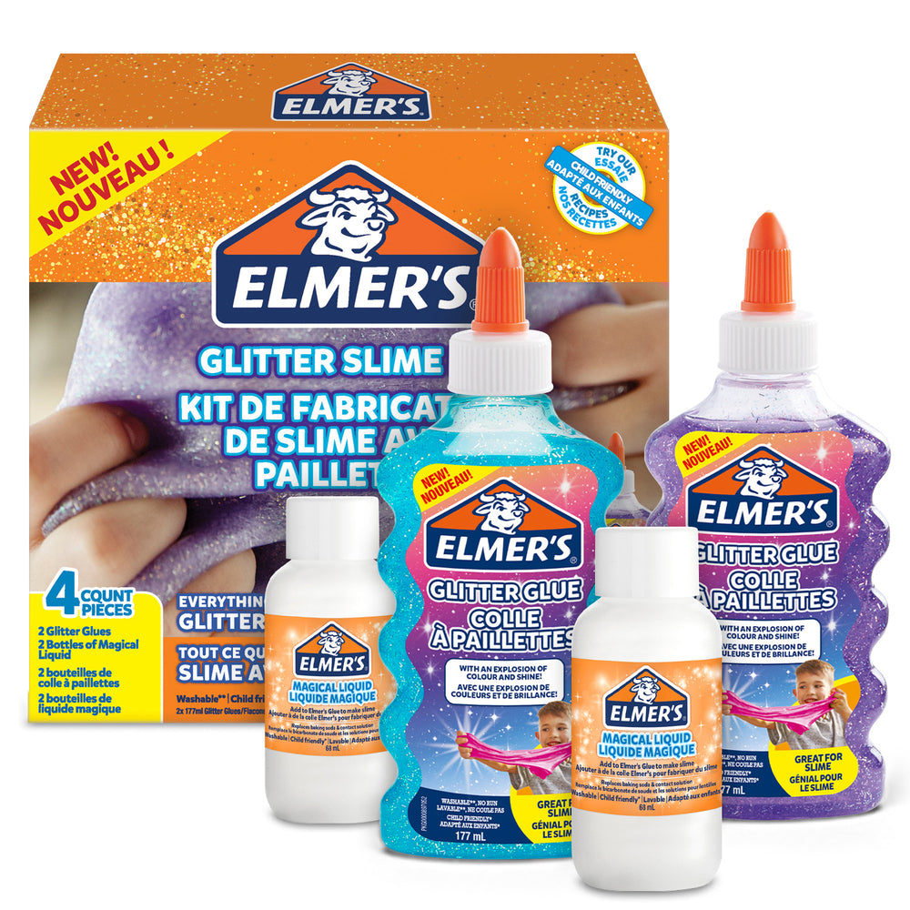 Elmers glitter slime kit