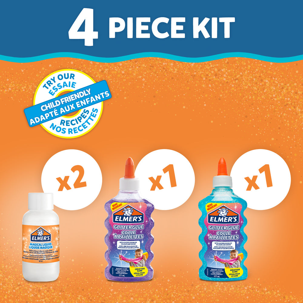 Elmers glitter slime kit