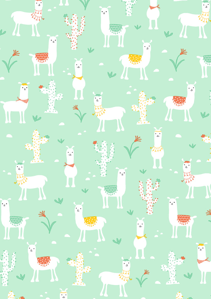 Økonom lama mint mint 100 cm x 100 meter