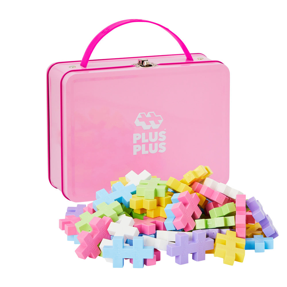 Plus-Plus big metal kuffert pastel