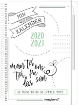 Studiekalender 20/21 Mayland A5 doodle ii uge