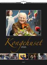 Vægkalender kongehuset 2021 29,5 x 39 cm Mayland