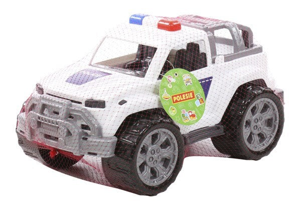 Jeep hvid politi 38,5 cm