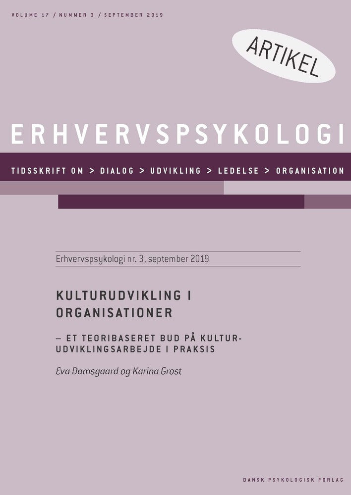 Kulturudvikling i organisationer