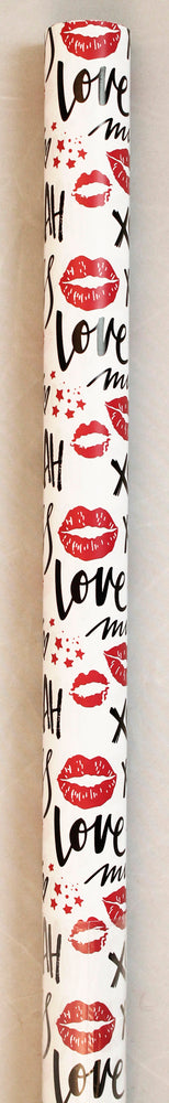 Bogbind/gavepapir 70cmx2m love