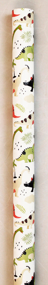 Bogbind/gavepapir 70cmx2m dinosaurs