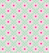 Bogbind strækbart A4 blomst mint, lyserød/pink