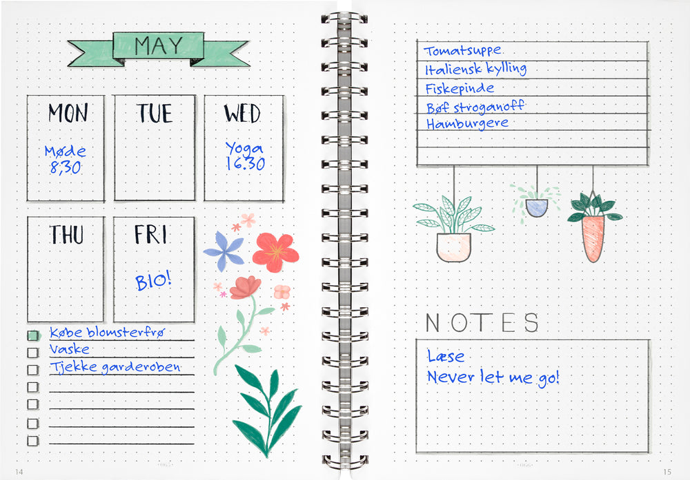 Bullet journal sort