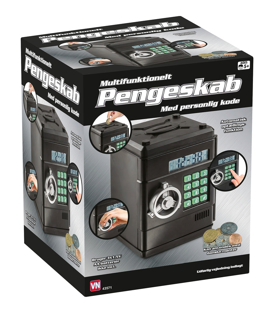 Pengeskab med personlig kode