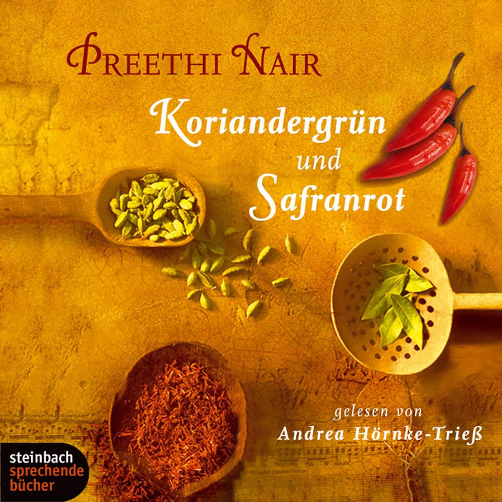 Koriandergrün und Safranrot