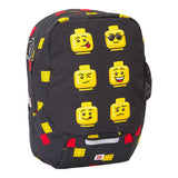 Børnehaverygsæk LEGO® 10L faces black