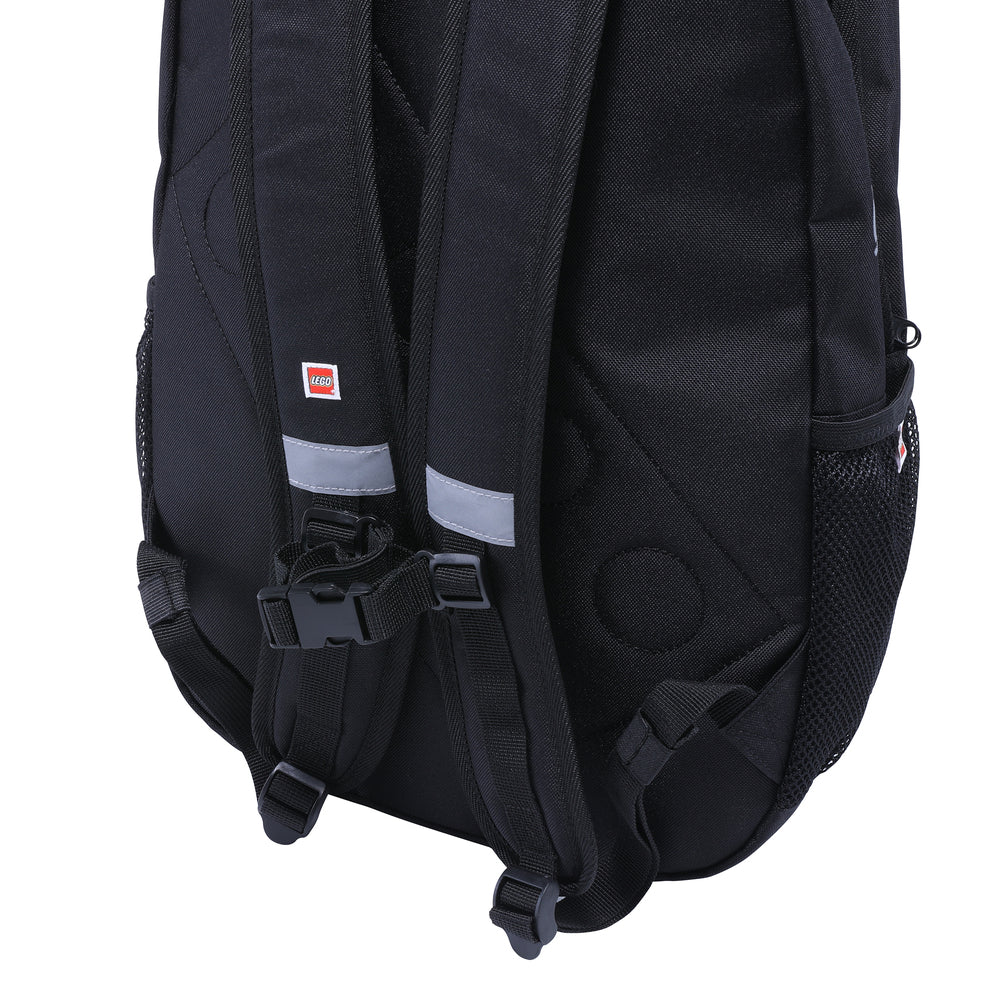 Børnehaverygsæk LEGO® 10L faces black