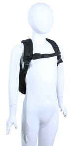 Børnehaverygsæk LEGO® 10L faces black