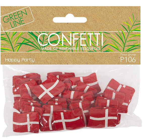 Strøflag dk eco i træ 40 stk i pose