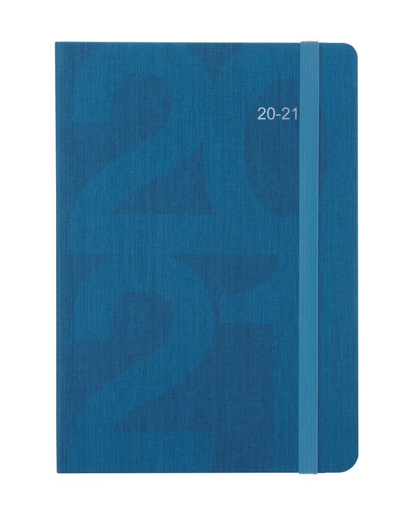 Studiekalender Letts 20/21 block uge a6 teal