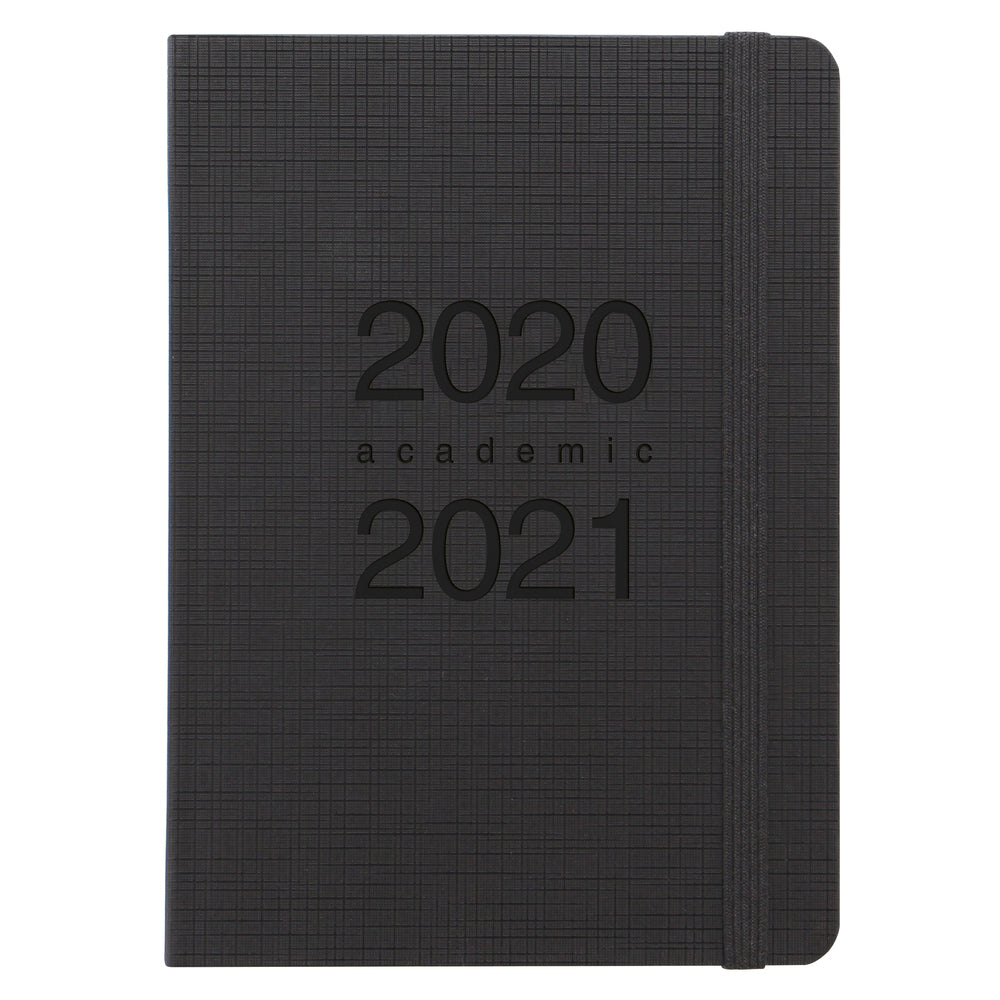 Studiekalender Letts 20/21 memo uge a6 black