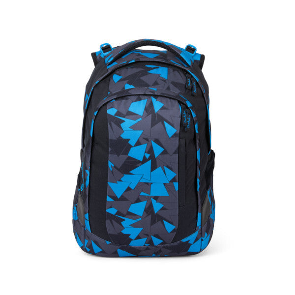 Skoletaske Satch sleek slim blue triangle