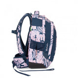 Skoletaske Satch sleek slim botanic blush