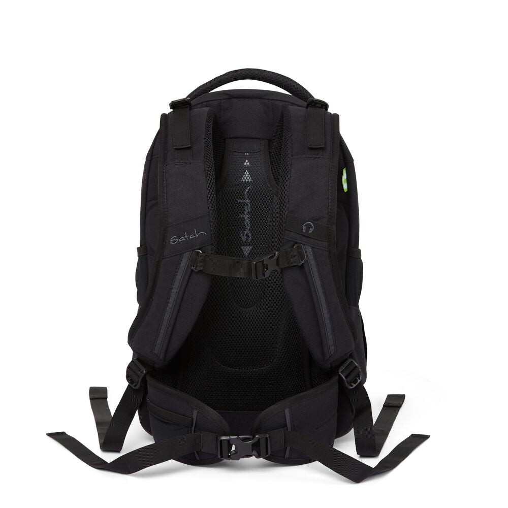 Skoletaske Satch sleek slim blackjack
