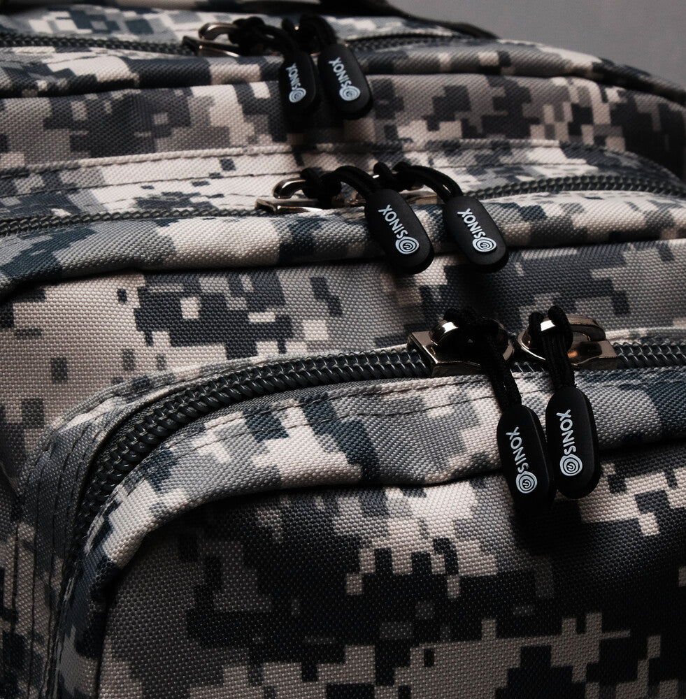 Sinox gaming backpack 40l sort snow white camo