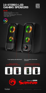 Marvo gaming pc højttalere ma-sg265