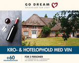 GO DREAM Kro- og hotelophold med vin