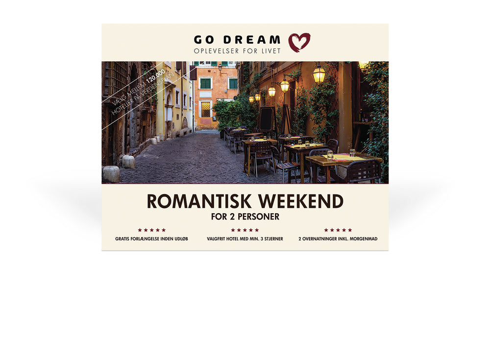 GO DREAM romantisk weekend