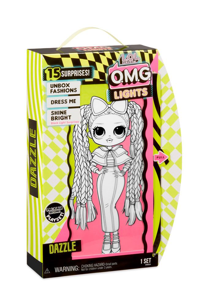L.o.l. surprise omg doll lights series glitter queen