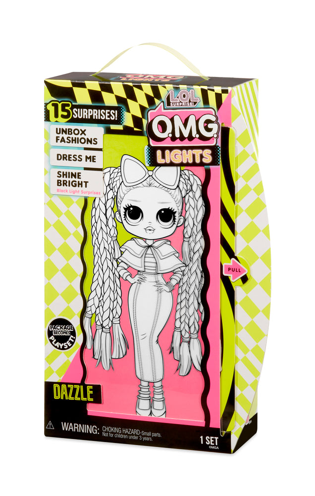 L.o.l. surprise omg doll lights series glitter queen