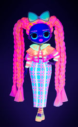 L.o.l. surprise omg doll lights series glitter queen