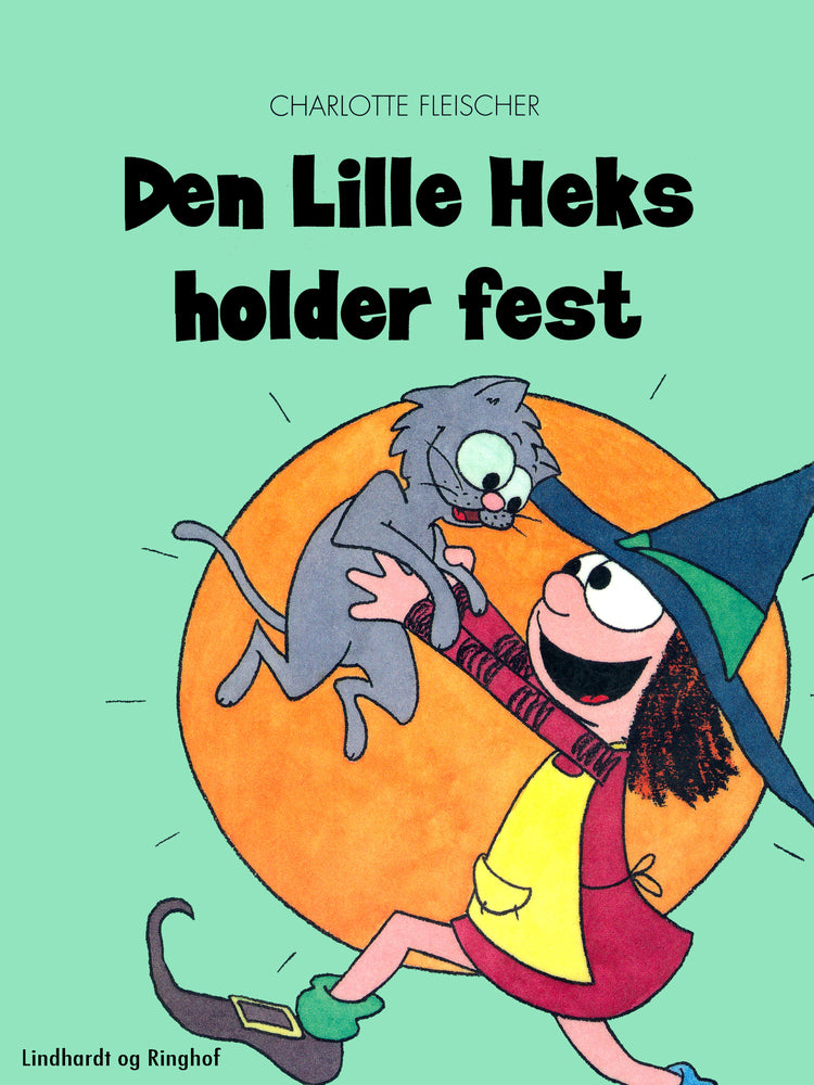Den lille heks holder fest