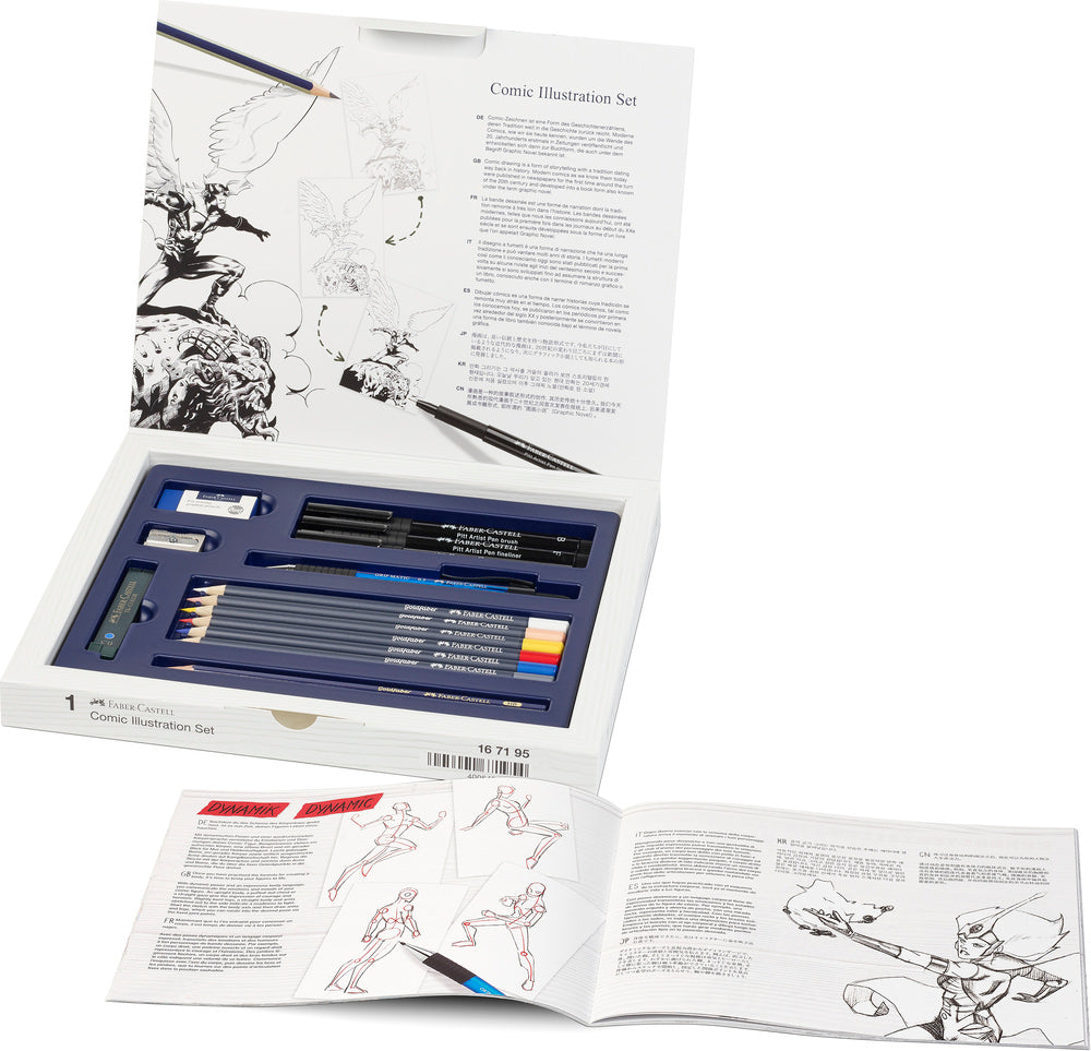 Comic Faber-Castell illustration set
