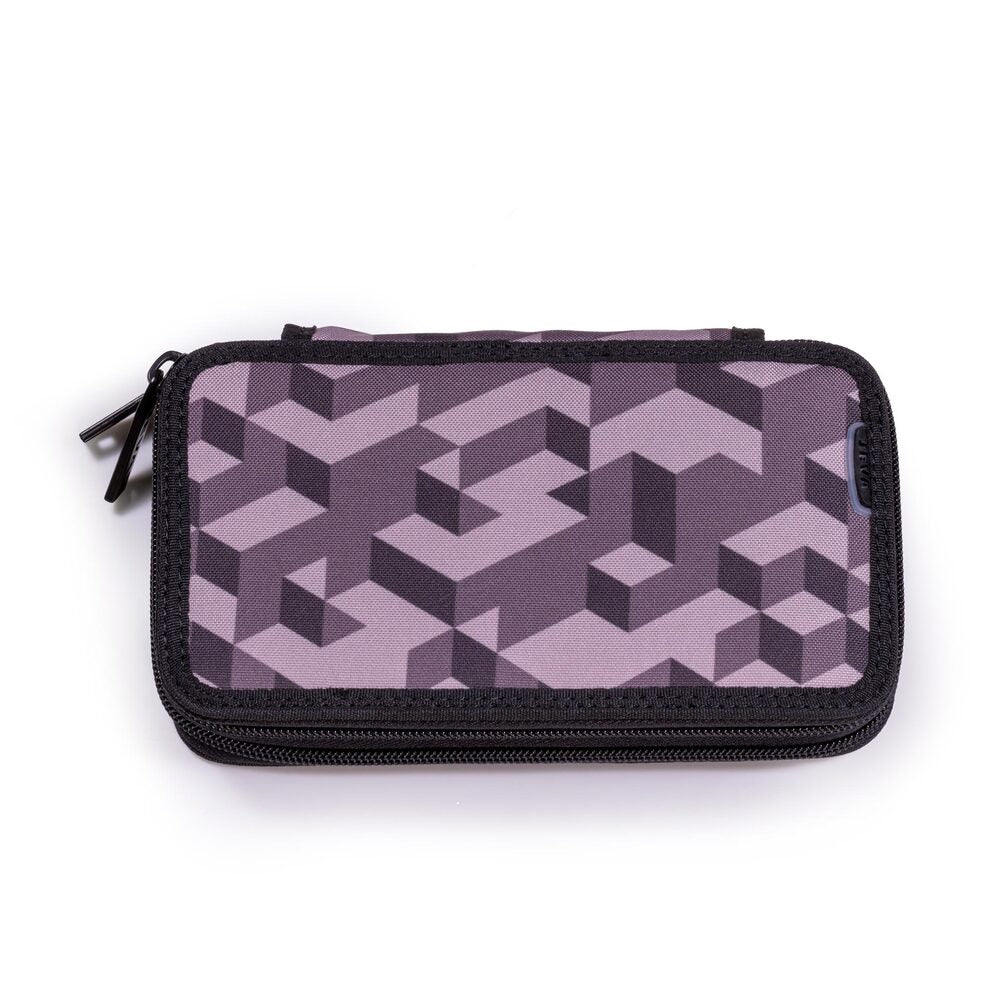 Penalhus Jeva twozip landscape m/indhold