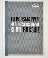 Tilbudsmappe A4 Relief klar med lomme