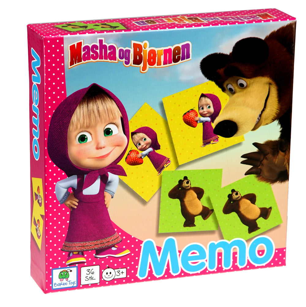 Masha og bjørnen huske 36 brikker