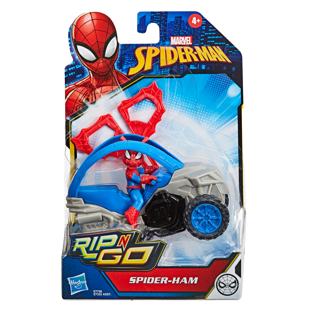 Spiderman rip n go asst