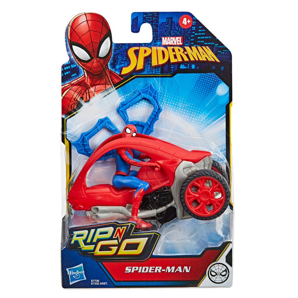 Spiderman rip n go asst
