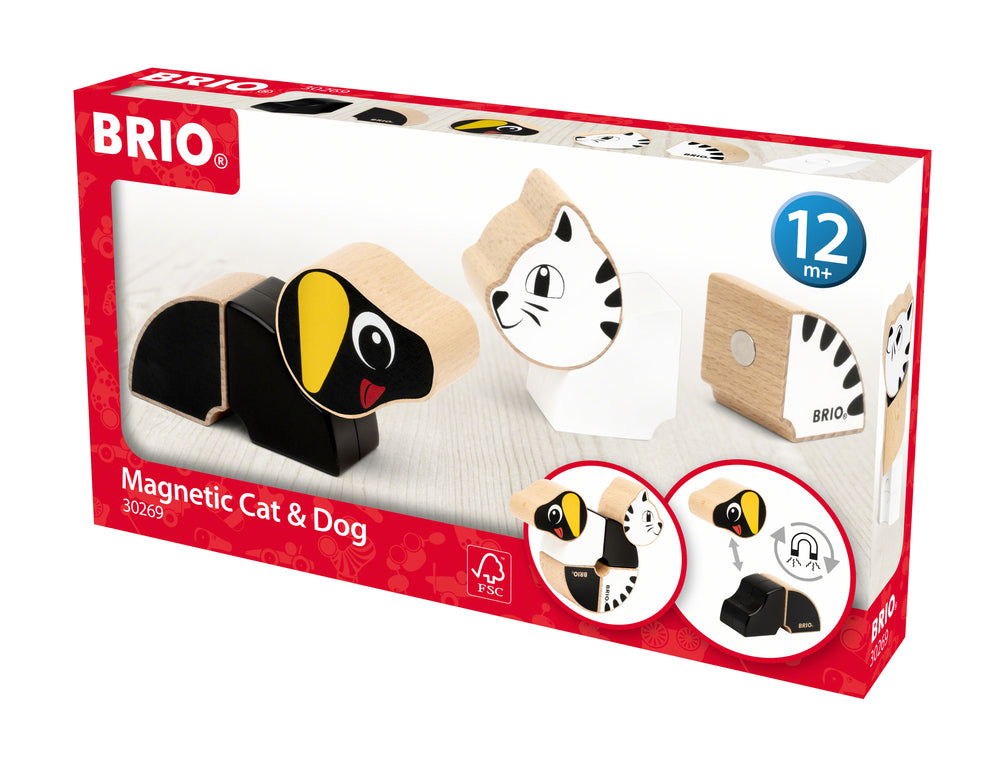 Magnetisk gravhund og kat