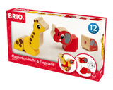 Magnetisk giraf og elefant