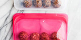 Opbevaring Stasher Snack Bag raspberry