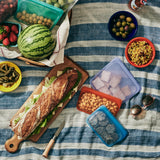 Opbevaring Stasher Snack Bag blå topaz