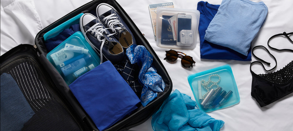 Opbevaring Stasher Sandwich Bag aqua